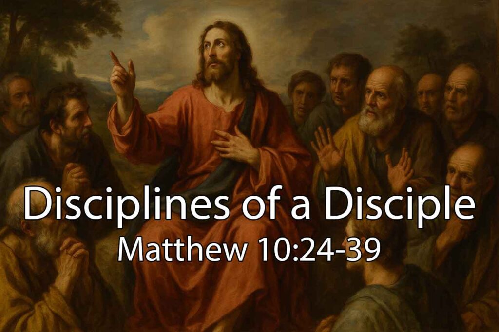Disciplines of a Disciple – Matthew 10:24-39