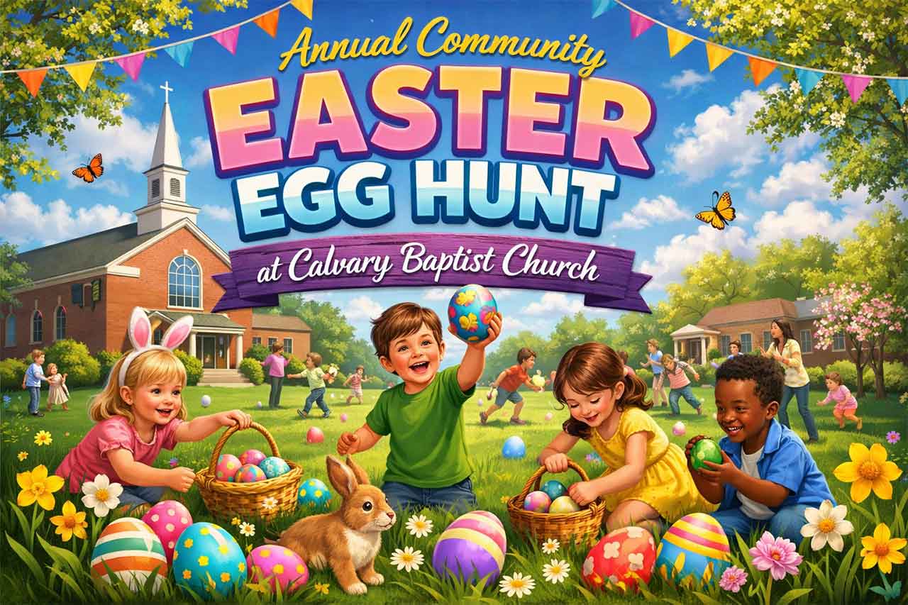 Annual Community Easter Egg Hunt - Calvary Baptist Church